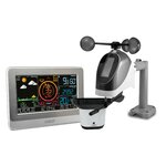 Vue complémentaire de la station météo professionnelle La Crosse Technology WS6869 blanche et argentée