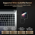 Vue du lecteur audiophile HIDIZS AP80 Pro-X et de ses commandes
