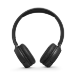 Vue de face du casque sans fil JBL Tune 500BT noir