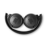 Casque JBL Tune 500BT noir plié pour le rangement