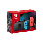 Emballage officiel de la console Nintendo Switch avec Joy-Con bleu néon et rouge néon