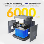 Vue complémentaire de la centrale électrique portable Mango Power E de 3 533 Wh