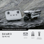 Vue détaillée du drone DJI Air 3 issue de la galerie officielle DJI