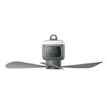 Ventilateur de plafond portable rechargeable 12 000 mAh avec télécommande et lumière LED 7