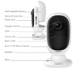 Panneau solaire pour caméra de surveillance Reolink Argus 2
