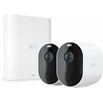 Kit de 2 caméras de surveillance Arlo Pro 3 avec vidéo HDR 2K