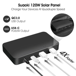 Suaoki-100W-pliable-panneau-solaire-chargeur-avec-PD-type-c-DC-12-18-V-USB-QC