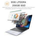 Vue latérale du PC portable CHUWI HeroBook Pro