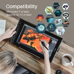 HUION-Kamvas-Pro-16-15-6-pouces-266PPS-tablette-graphique-dessin-tablette-moniteur-num-rique-8192