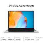 Écran IPS 2K au format 3:2 du CHUWI GemiBook Pro