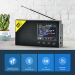 Radio-num-rique-Bluetooth-sans-fil-Portable-DAB-DAB-et-r-cepteur-FM-Rechargeable-l-ger