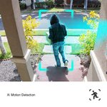 Caméra extérieure Ariti avec connexion Wi-Fi 2,4 GHz