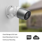 Caméra de surveillance Ariti 1080P vue sous un autre angle