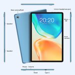 Tablette Teclast M40 Plus avec écran affichant son interface