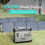 OUKITEL-Station-d-alimentation-Portable-ABEARL-P5000-5120Wh-2200W-batterie-LiFePO4-charge-rapide-1800W-AC-double