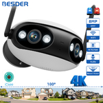 BESDER-cam-ra-de-Surveillance-ext-rieure-IP-Wifi-hd-8MP-4K-dispositif-de-s-curit