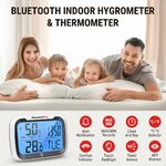 ThermoPro TP393 affichant la température, l’humidité et l’heure