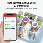 ThermoPro TP393 thermomètre intérieur avec mesure de température et humidité