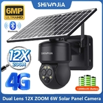 WinterWOJIA-Cam-ra-de-surveillance-panneau-solaire-8W-6MP-4G-Epi12X-Zwing-M-WIFI-s-curit