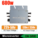 Panneau-solaire-600w-cadre-aluminium-300w-220v-micro-onduleur-grid-tie-kit-complet-5meters-EU-Socket