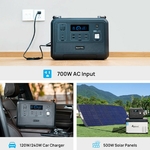 KITEL-Centrale-lectrique-portable-viss-e-g-n-rateur-solaire-veFePo4-960Wh-sortie-CA-1200W-surtension