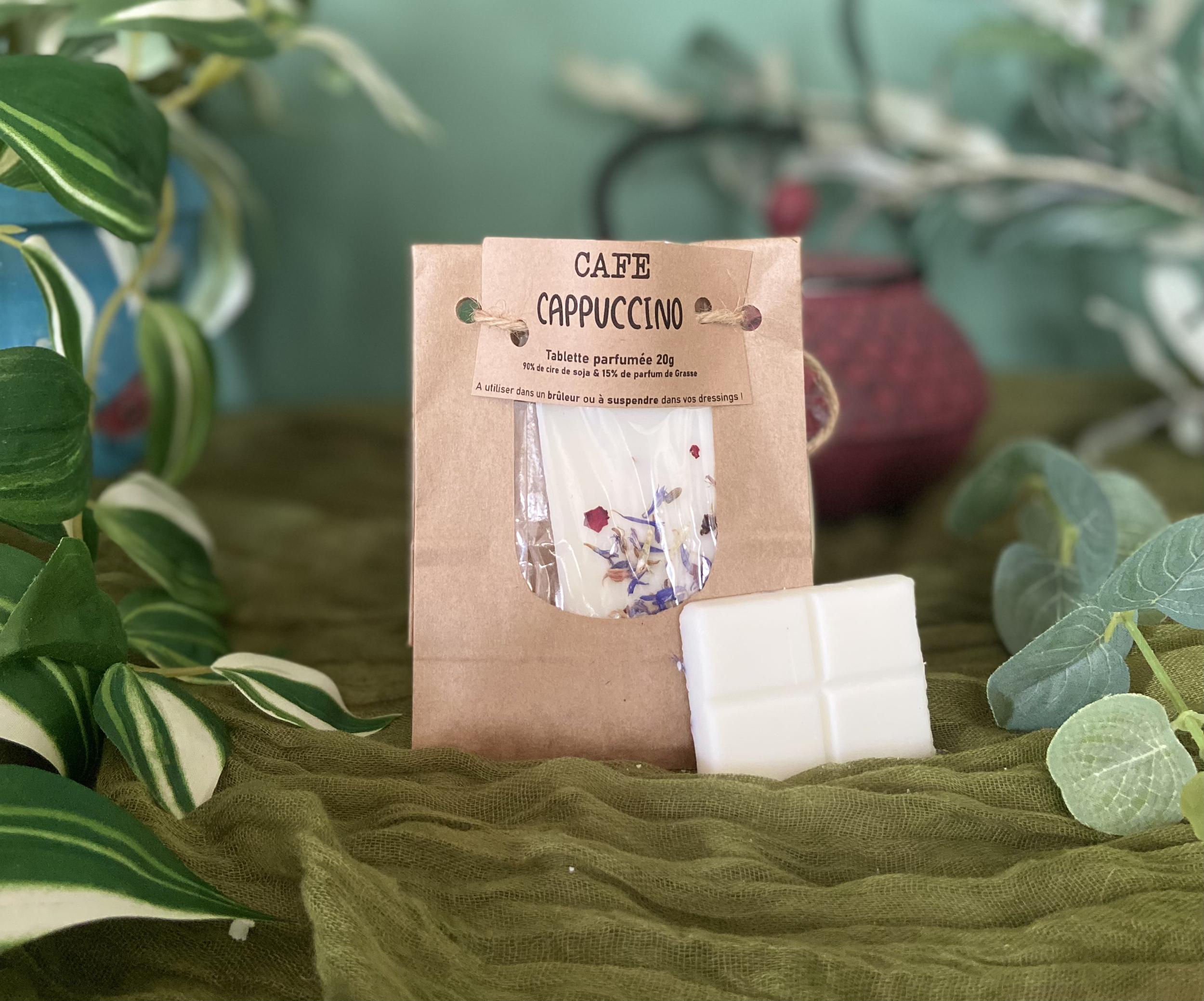 Fondant parfumé anis La belugue provençale senteur calisson cire de soja parfum de Grasse