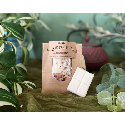 Fondant artisanal en cire de soja Parfum de Grasse fabriquée à Rennes parfum monoi