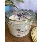 Bougie artisanale en cire de soja Parfum de Grasse fabriquée à Rennes parfum fruits rouges