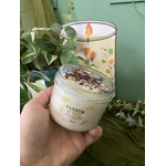 Bougie artisanale en cire de soja Parfum de Grasse fabriquée à Rennes parfum musc blanc