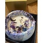 BOUGIE GEODE ARTISANALE PARFUM MURE MYRTILLE CIRE DE SOJA PARFUM DE FRASSE