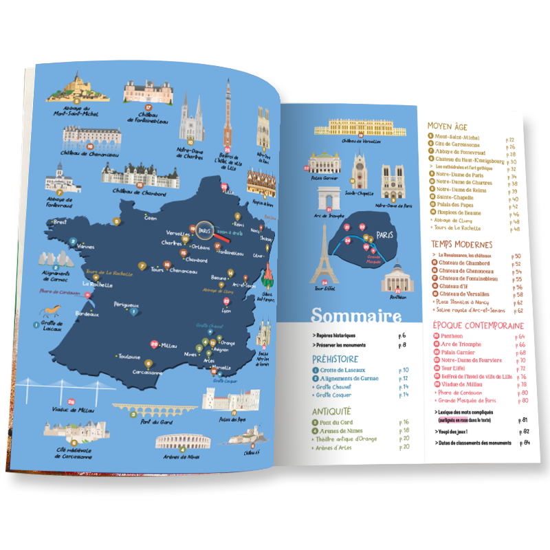 Monuments-de-france-présentés-aux-enfants-carte-sommaire