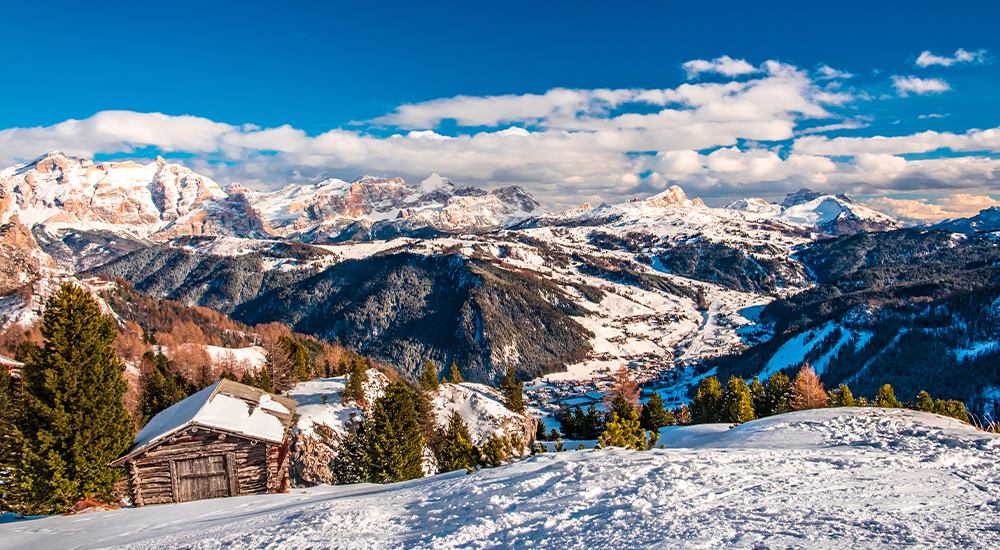 dolomites hiver