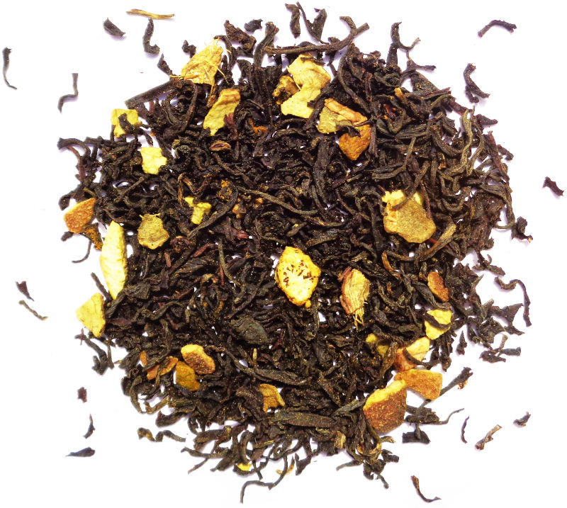 Thé Noir du Mozambique Agriculture Biologique parfume Ecorces Orange Afrique de Est Black Tea Organic