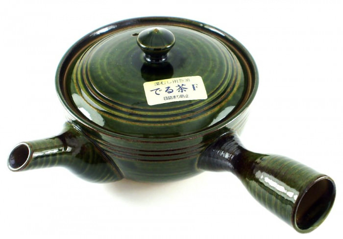 Kyusu Japonais Verni Vert