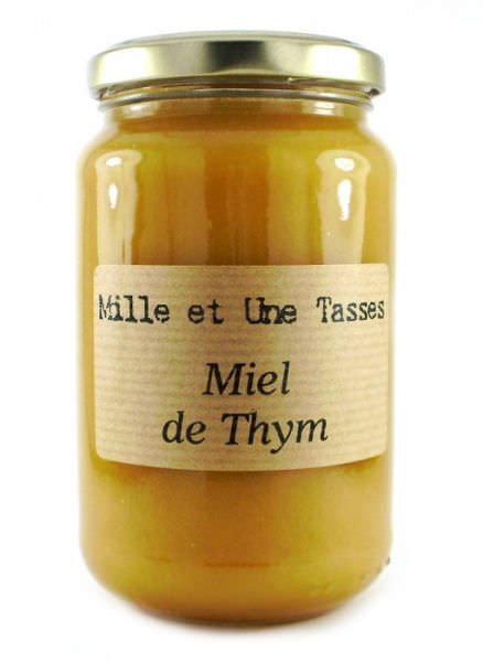 Miel de thym pot en verre 375 gr en vente