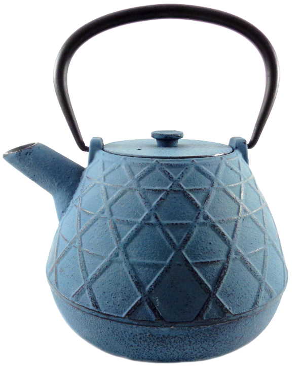 Théière En Fonte IBILI Navan 1,1L - Intérieur Émaillé, Compatible Induction, Design Élégant Bleu