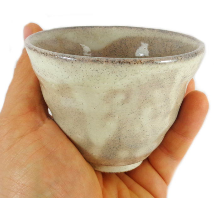 Tasse à Thé Japonaise Artisanale en Céramique Émaillée Yunomi pour Thé Vert Japonais