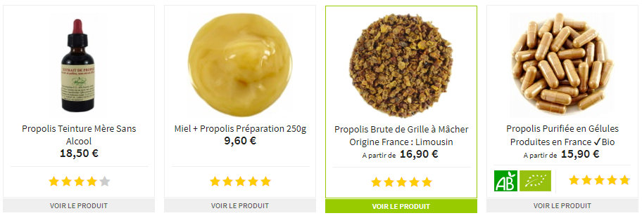 Propolis a Macher Limousin Biologique + Gelules + Miel