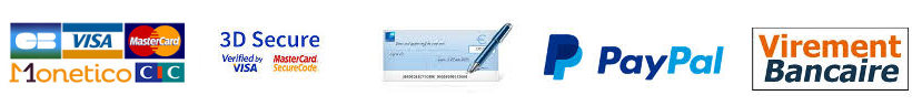 Paiement Secure 1001 TASSES Moncetico CIC Paypal Virement Chèque