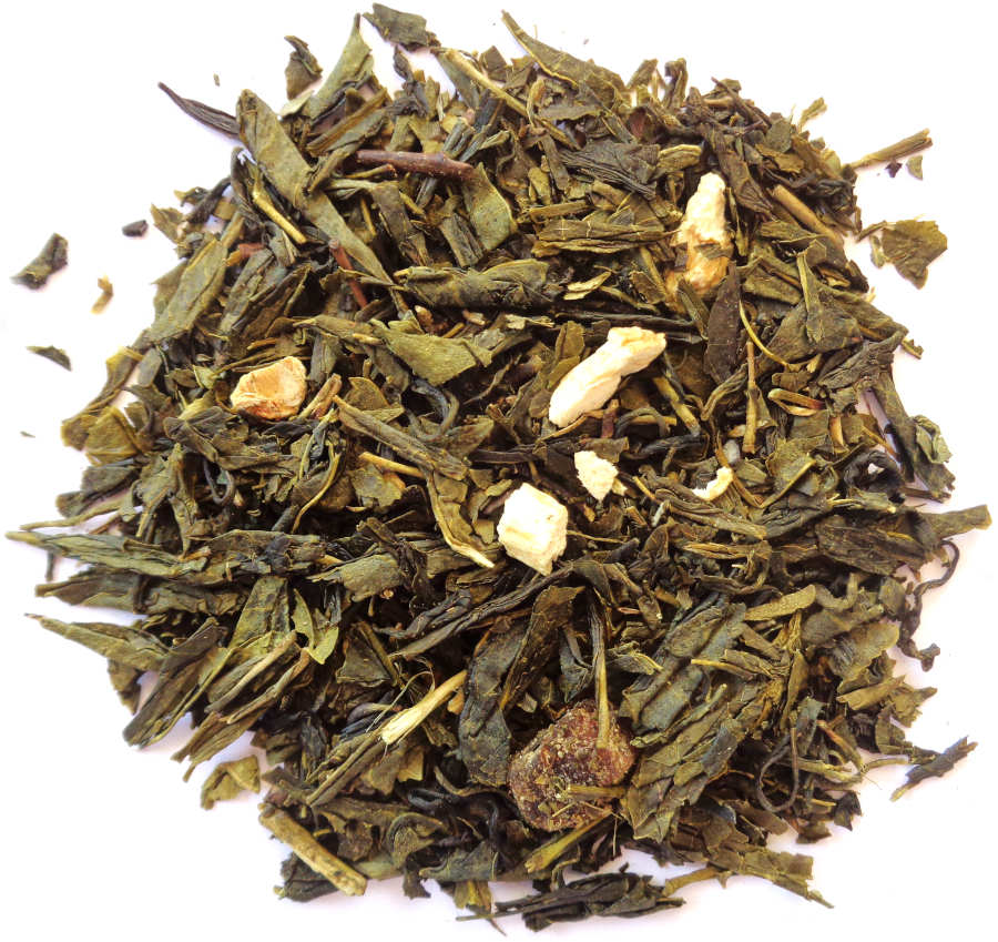 The vert parfume Abricot Racine de Ginseng
