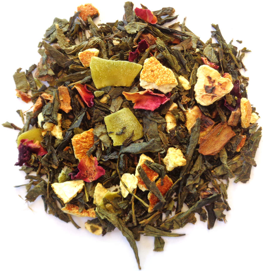 The vert parfume Orange Cannelle Noix de Coco