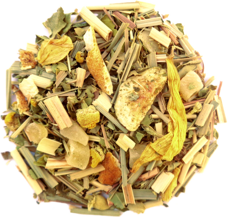 Tisane Camomille Verveine Moringa Citronnelle et Ecorce Orange