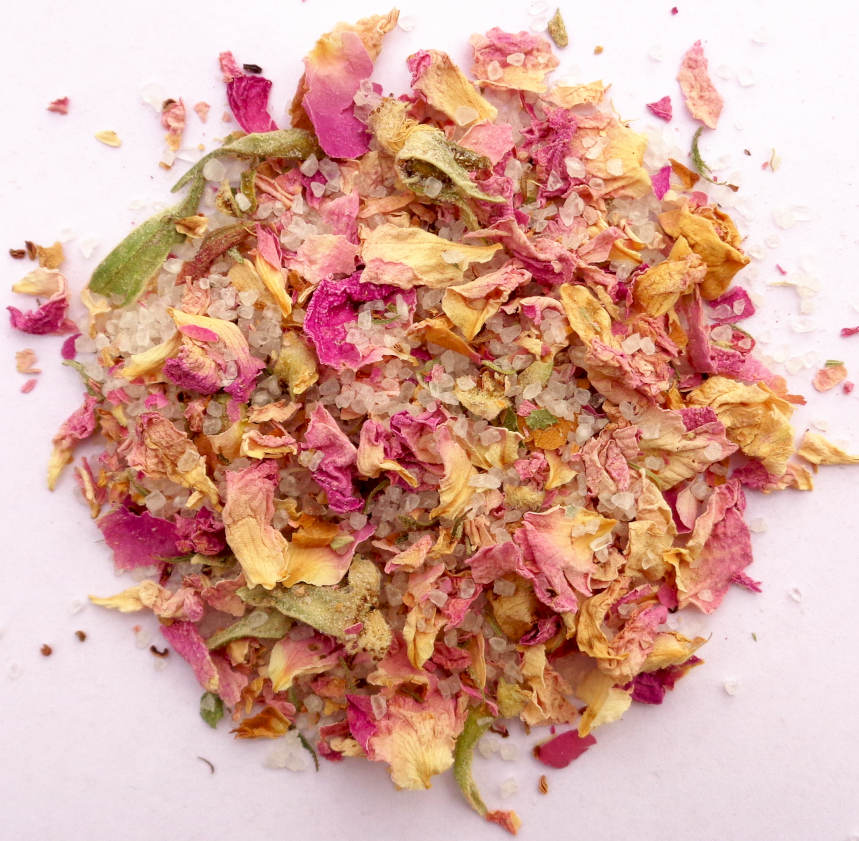 Sel Parfumé aux Pétales de rose Agriculture Biologique