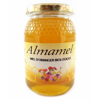 Miel Biologique d'Oranger Origine Italie 100% Naturel / Pot de 500 Grammes ✔Bio