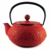 Theiere Fonte Japonaise Iwachu Sakura Rouge