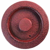 Couvercle Théière Fonte Couleur Rouge Brique Marron