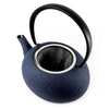 Theiere Japonaise Fonte Premium Wazuqu FUKU Bleu Cendre Galet