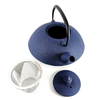 Theiere Japonaise Fonte Premium Wazuqu Muji Bleue 3