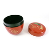 Boite a the macha rouge brique motif 12