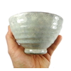 Bol The Vert Japonais Matcha Chawan Blanc Gris Artisanal Ceramique